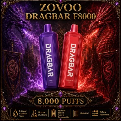 ZoVoo DragBar F8000 - Passion Fruit Guava - Vapeciga