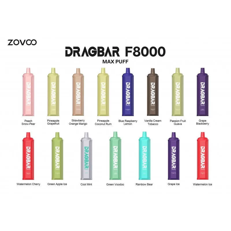 ZoVoo DragBar F8000 - Passion Fruit Guava - Vapeciga - Image 3