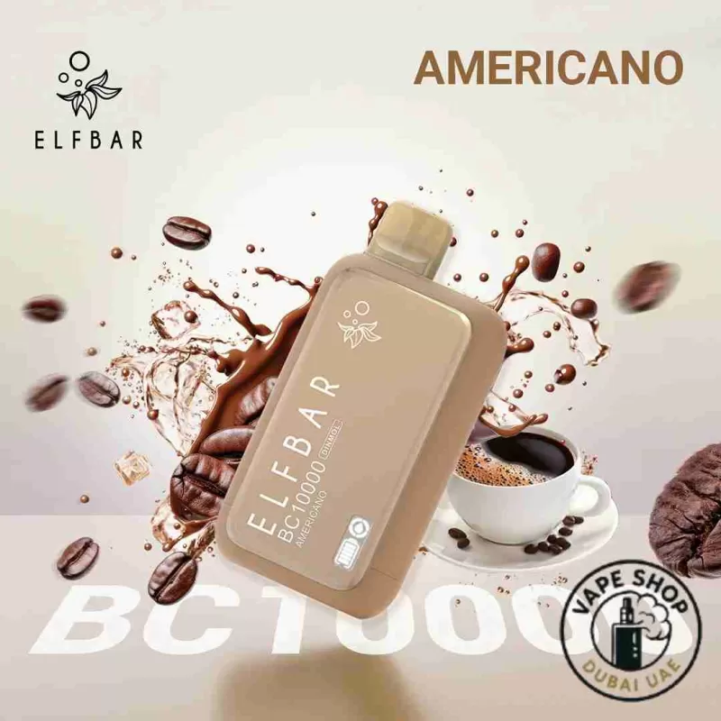 ELF BAR 10000 Puffs 20MG Disposable Vape in Dubai - Vape Product, BOX OF 10 PCS; Americano, Apple - Image 2