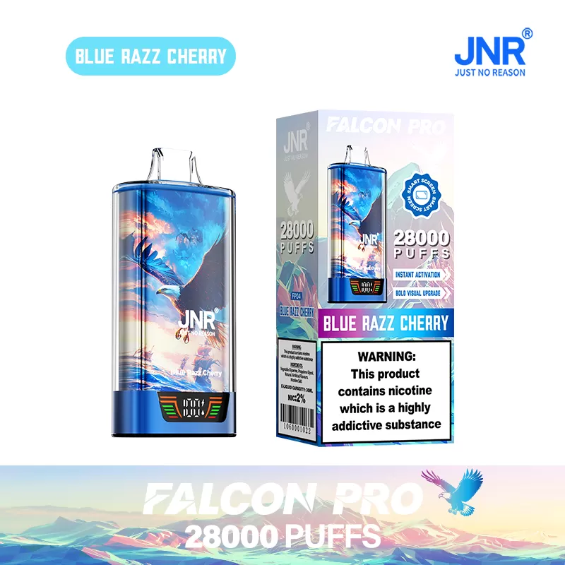 JNR Falcon Pro 28000 – 28K Puffs 30ml E-Liquid 20 Flavors Disposable Vape - Image 2