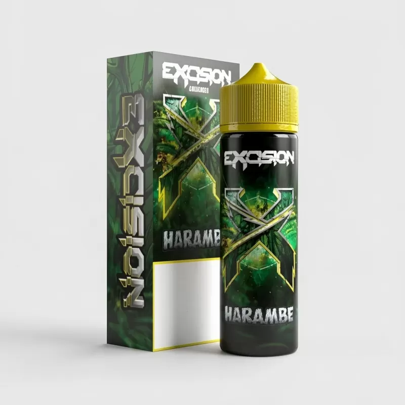 Harambe (Banana Smoothie) – Excision – 60mL 70/30 Vape Juice - Vape Product; Vape Product, Vape Product