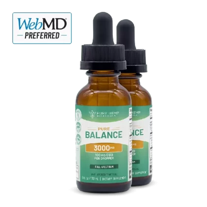3,000mg Pure Balance Full Spectrum CBD Tincture by Pure Hemp Botanicals