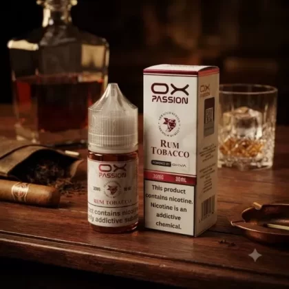 OX PASSION RUM TOBACCO SALT ELIQUID - 50 MG SALT; Vape Product