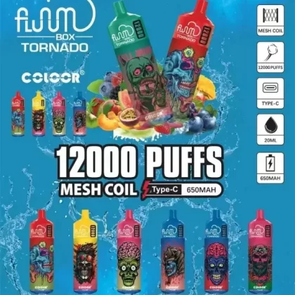 FLUUM Box 12000 Puffs | 0%-5% strength, bulk disposable vape - Aiviouvapes