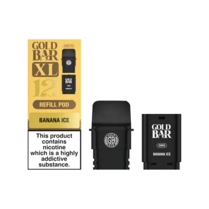 Banana Ice Gold Bar XL Refill Pack - 20mg - Vape Product