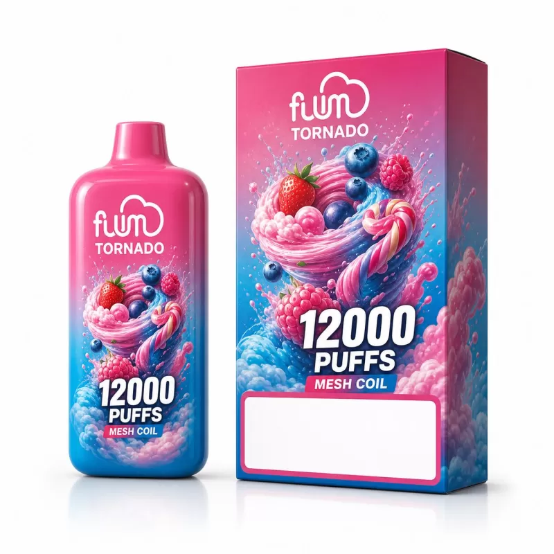 FLUUM Box 12000 Puffs | 0%-5% strength, bulk disposable vape - Aiviouvapes - Image 3