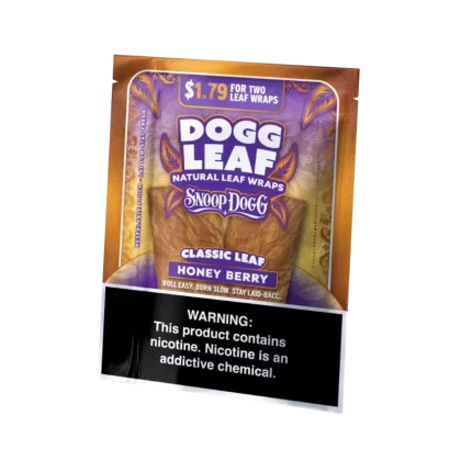 Dogg Leaf Flat Wraps Honey Berry