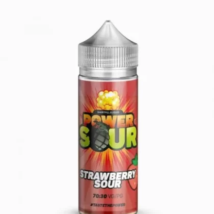 Strawberry Sour by Power Sour 100ML 70/30