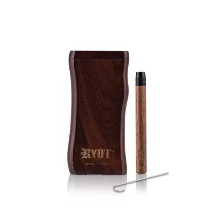 RYOT Wooden Magnetic Dugout with Matching One Hitter - wood choice#Bamboo>Maple>Rosewood>Walnut>Black~size#Large