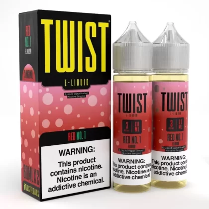Twist e-Liquids Red No 1 eJuice - 120mL (2x60mL); Vape Product, Vape Product (35E640)