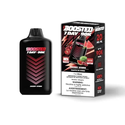Cherry Storm Boosted 7 Day 90K – Disposable Vape