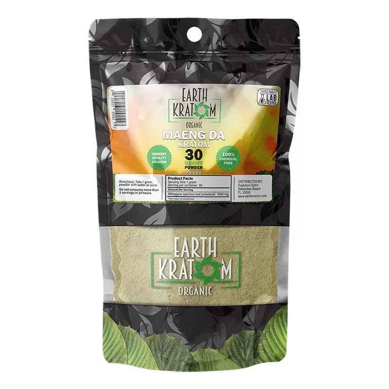 Earth Kratom Organic Powder 30G