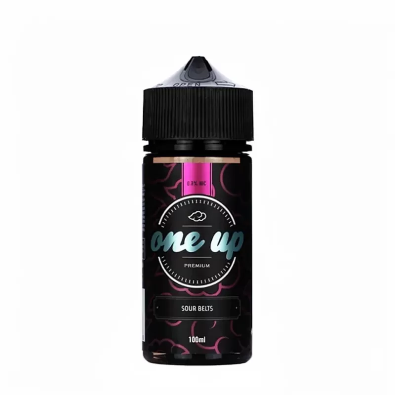 One Up Gold Sour Belts Candy E-liquid 100ml - Image 2