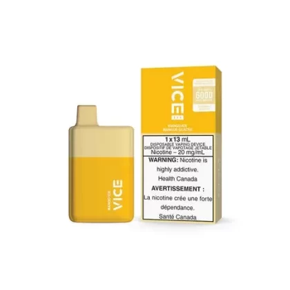 Vice Box Rechargeable Disposable Vape – 6000 Puffs – Mango Ice