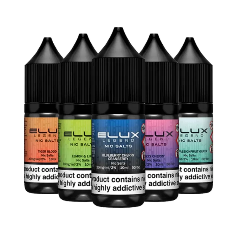Elux Legend Nic Salts E-Liquid - Blue Razz Lemonade / 20mg