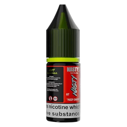 Nasty Liq Fizzy Cherry Nic Salt Vape Juice - Strength#10mg>20mg