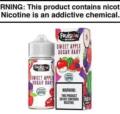 SWEET APPLE SUGAR BABY BY FRUISION 100ML - Vapejuice