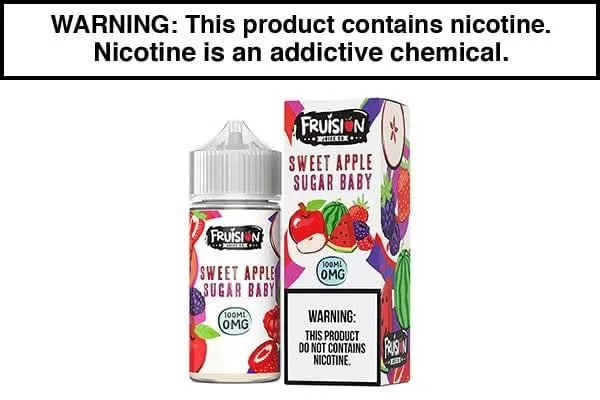 SWEET APPLE SUGAR BABY BY FRUISION 100ML - Vapejuice