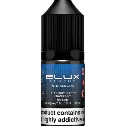 Elux Legend Blueberry Cranberry Cherry Nic Salt Vape Juice