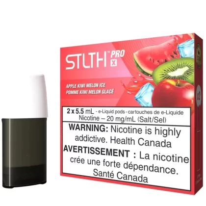 STLTH PRO X Pod Pack – Apple Kiwi Melon Ice