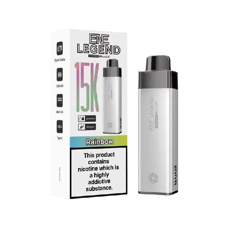Elux ENE Legend 15k Prefilled Pod Kit Rainbow - Nicotine Strength#20mg (091CD8)
