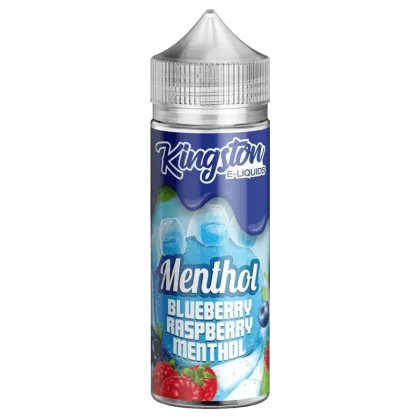 BLUEBERRY RASPBERRY E LIQUID KINGSTON MENTHOL 100ML 70VG