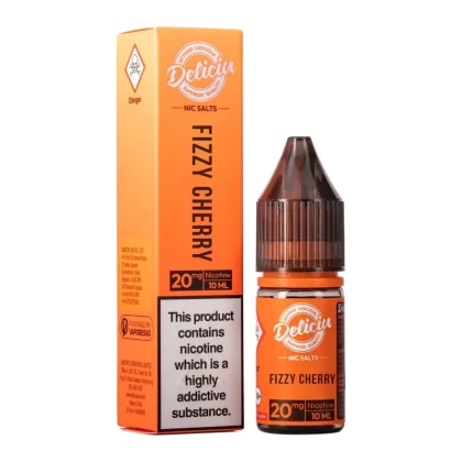 Fizzy Cherry Nic Salt E-Liquid by Deliciu - Product Strength#10mg>20mg