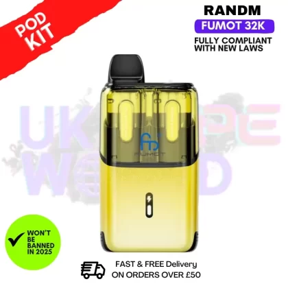 Fizzy Lemon Lime RandM Fumot Ultra 32K T32000 Pod Kit