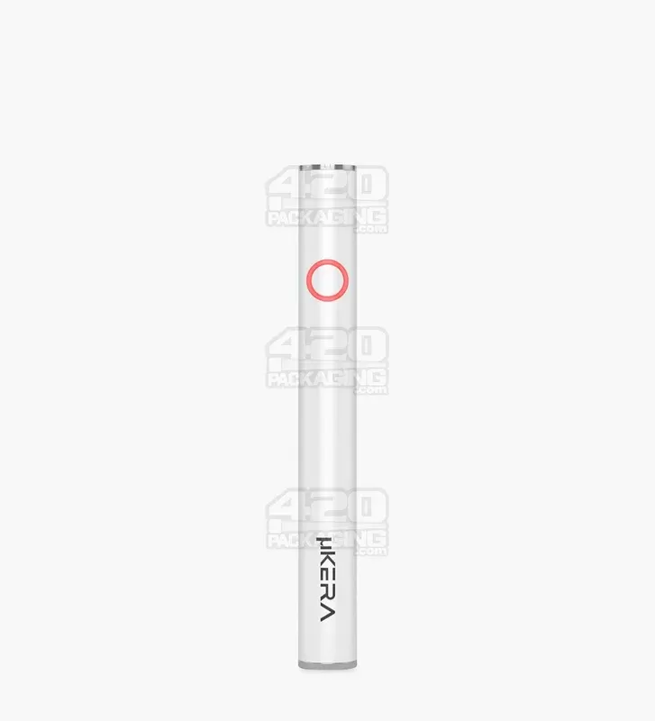 Variable Voltage Soft Touch Vape Battery | 320mAh – White – 160 Count