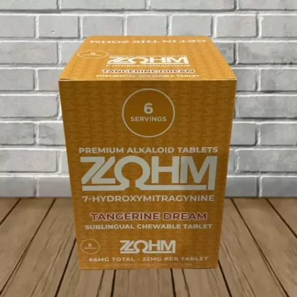 Zohm 7-Hydroxymitragynine Extract Tablets Full Case 10ct