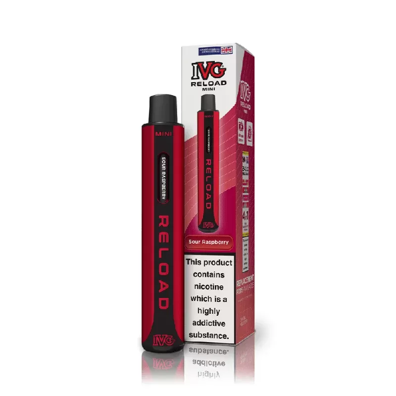 IVG Reload Mini Starter Kit Sour Raspberry - Nicotine Strength#20mg (A067F6) (A067F6)