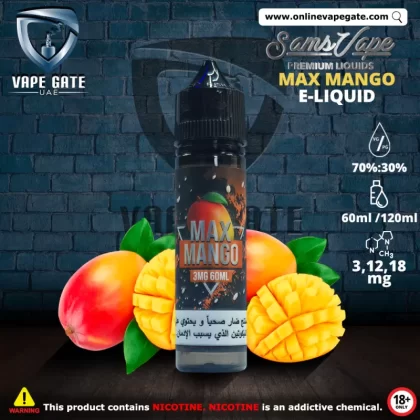 Max Mango E-Liquid - Sam Vapes