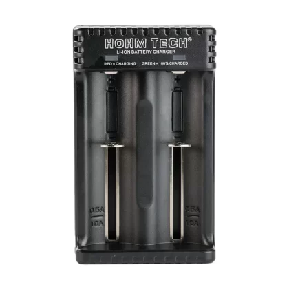 Hohm Tech School 2 Channel Battery Charger - Eliquidsupply