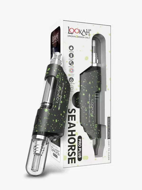 Lookah Seahorse Pro Plus - Color#Black Green>Green>Purple