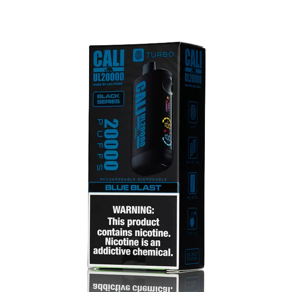 Cali Turbo UL20K 20000 Puffs Disposable Vape - 20mL - Menthol - Image 3