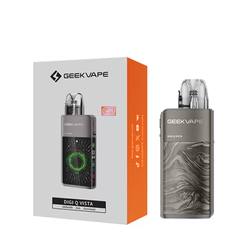 Geekvape Digi Q Vista Pod Vape Kit - Pod Kit; Black, Champagne Gold - Image 2