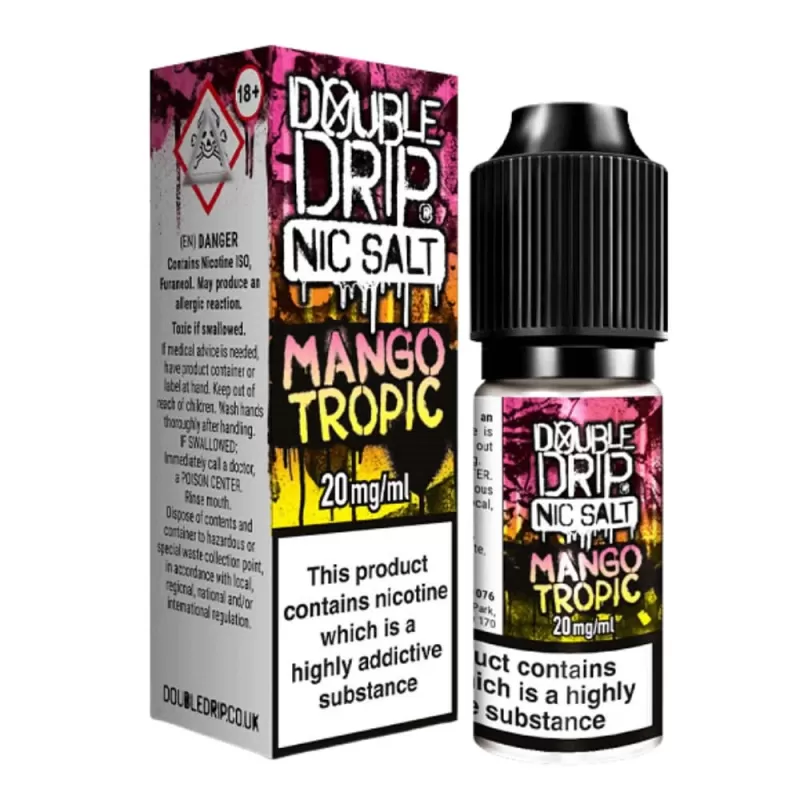 Mango Tropic Nic Salt E-Liquid by Double Drip (10ml) - 10mg