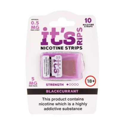 RIPS Blackcurrant Nicotine Strips by It's - 0.5mg