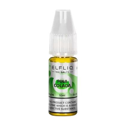 Pina Colada Elfliq Nic Salt by Elfbar - 10ml - 10mg (Discontinued)