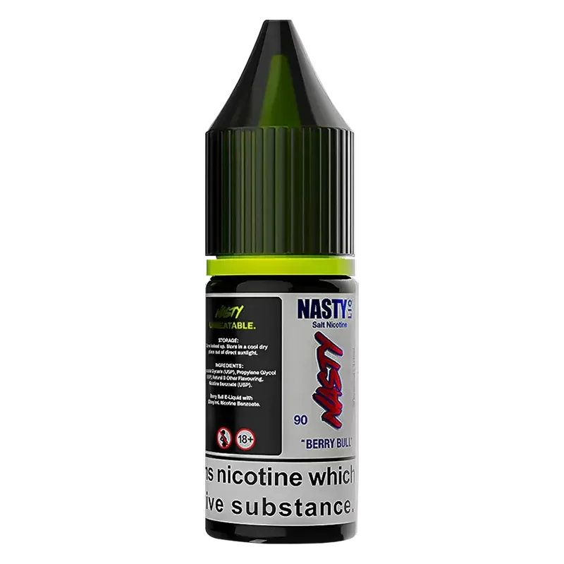 Nasty Liq Berry Bull Nic Salt Vape Juice - Strength#10mg>20mg