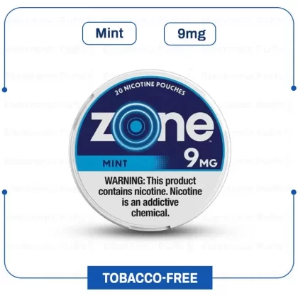 Buy zone Mint 9mg Nicotine Pouch Online | Electronipuff - Ejuicewarehouse