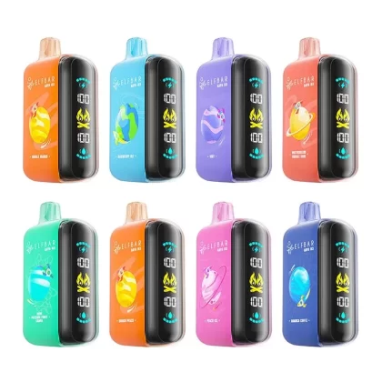 ELFBAR Raya D3 25000 Puffs Disposable Vape - Flavors#VMT>Double Mango>Peach Ice>Mango Peach>Mango Peach Watermelon>Kiwi Passion Fruit Guava>Grape Ice>Peach Berry>Watermelon Bubble Gum>Bluebe