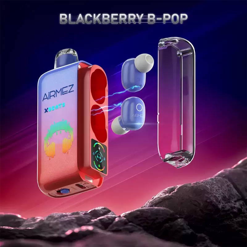 Airmez Xbeats 40000 Puffs – Blackberry B-Pop - Ozvapeone