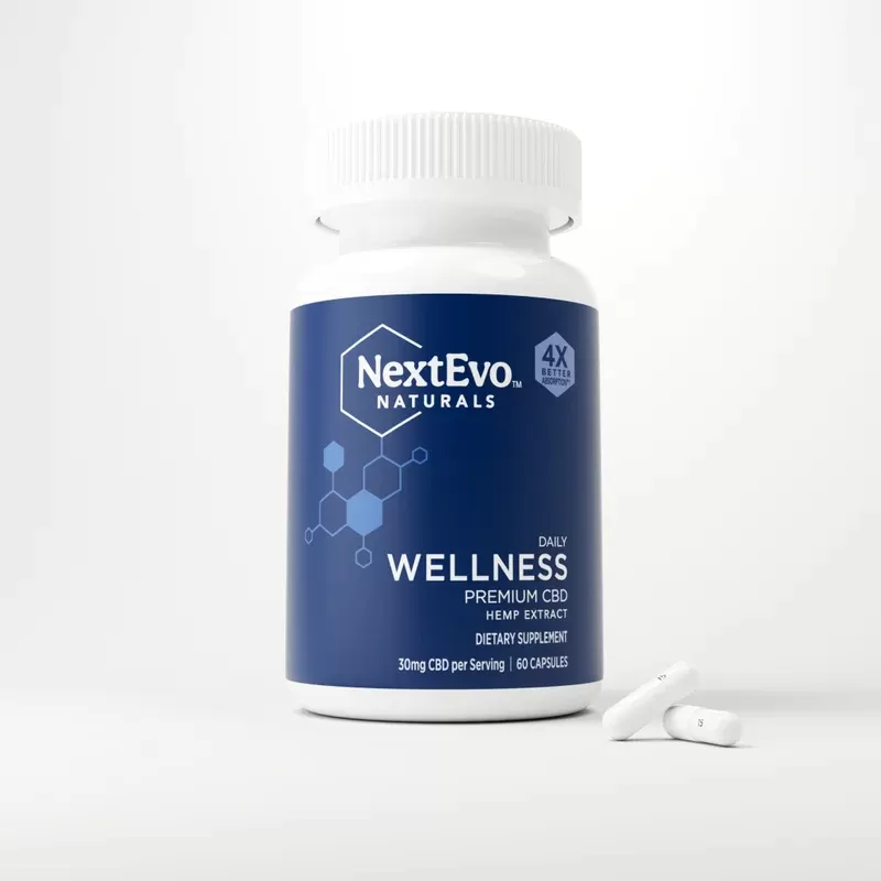 Daily Wellness 15mg CBD Capsules 360 ct