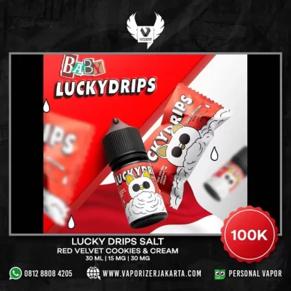 LUCKY DRIPS SALT RED VELVET COOKIES N CREAM 30 ML - 15 mg / 30 mg / 30 ml