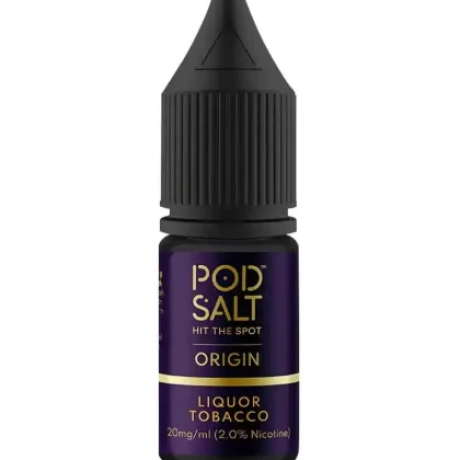 Pod Salt Origin Liquor Tobacco Nic Salt Vape Juice - Strength 20mg