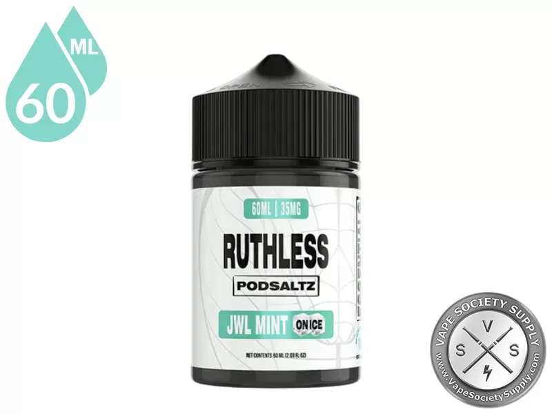 JWL Mint On Ice Ruthless Essentials Pod Salt 60ml - Image 3