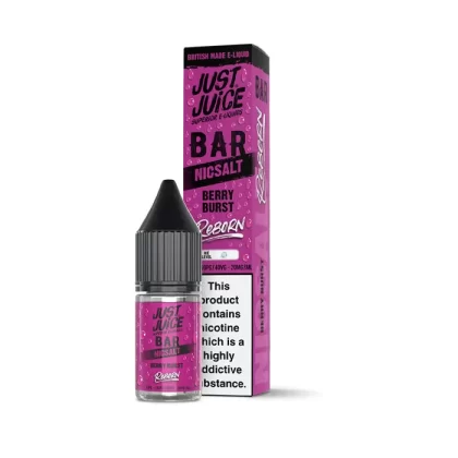 Berry Burst Nic Salt E-Liquid by Just Juice Bar Reborn - 20 mg - High Strength