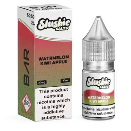 Watermelon Kiwi Apple Slushie Bar Nic Salts E-Liquid - 20mg
