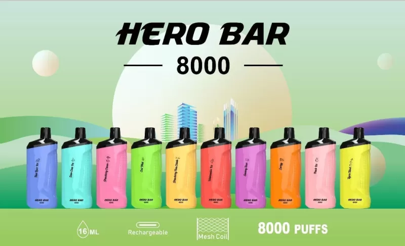 HERO Bar 8000 - Watermelon Patch (WHT Series) - Image 2